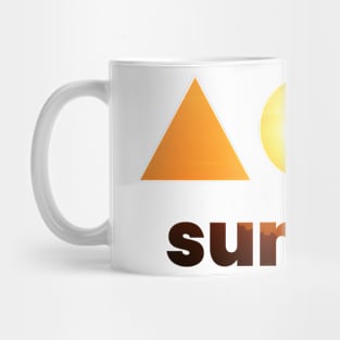 Shapes - Sunrise Mug